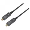 Equip USB-C 3.2 σε USB-C Active Optical Καλώδιο 8K PD60W 5m Μαύρο