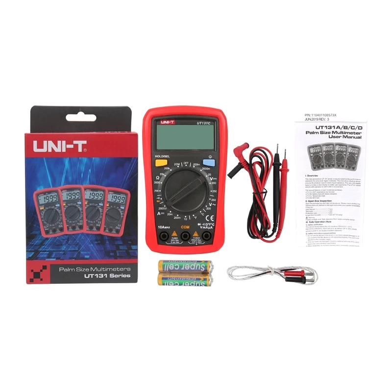Uni-T Palm-Sized UT131C Ψηφιακό Πολύμετρο