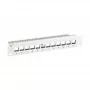 EFB Elektronik Patchpanel Keystone 10 inch 12 Θυρών, Γκρι (RAL 7035)