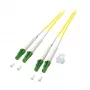 EFB Elektronik Καλώδιο Patch Duplex LC/LC Multi-Mode OM3 1m LSZH Aqua