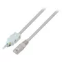 EFB Elektronik Καλώδιο Patch RJ45-LSA 2m, 2-πολικό, a/b-4/5 Belegung, Γκρι