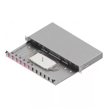 ZVK Easylan Basic LSB1A224 Κουτί Συγκόλλησης Οπτικών Ινών 1U 6x LC-Duplex OM4