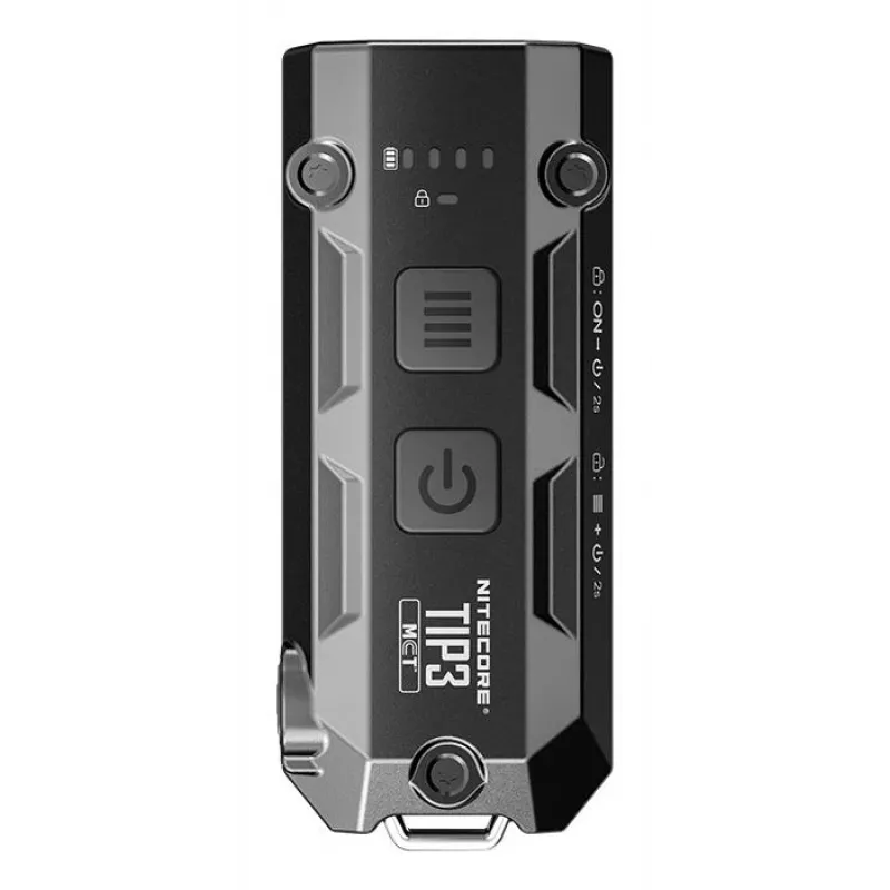 NITECORE TIP3 Φωτάκι Κλειδιών Μαύρο 720 Lumen