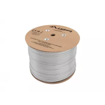 LANBERG SFTP Cat.5e 305m Solid Copper LSZH Καλώδιο Δικτύου Γκρι
