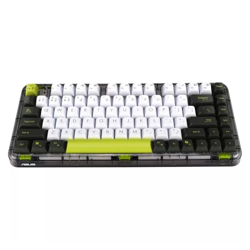 ASUS KD201 Jelly75 Ασύρματο/Bluetooth Πληκτρολόγιο Volt Green