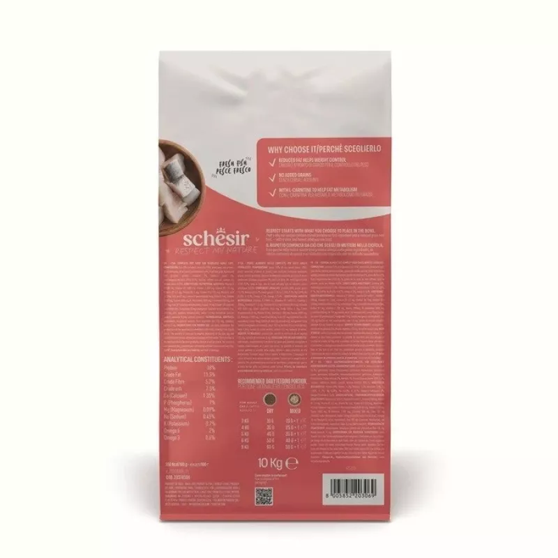 SCHESIR Sterilized Πλούσιο σε Ψάρι 10kg