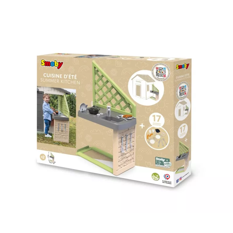 Smoby Life Καλοκαιρινή Κουζίνα Ψησταριά με Αξεσουάρ