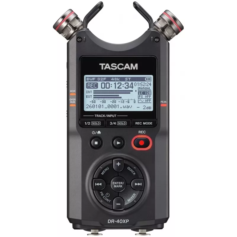 Tascam DR-40XP Φορητός ψηφιακός εγγραφέας με USB-Audiointerface