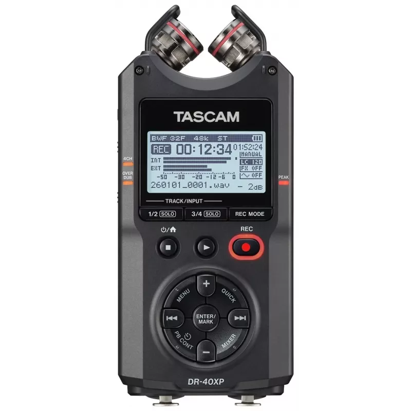 Tascam DR-40XP Φορητός ψηφιακός εγγραφέας με USB-Audiointerface