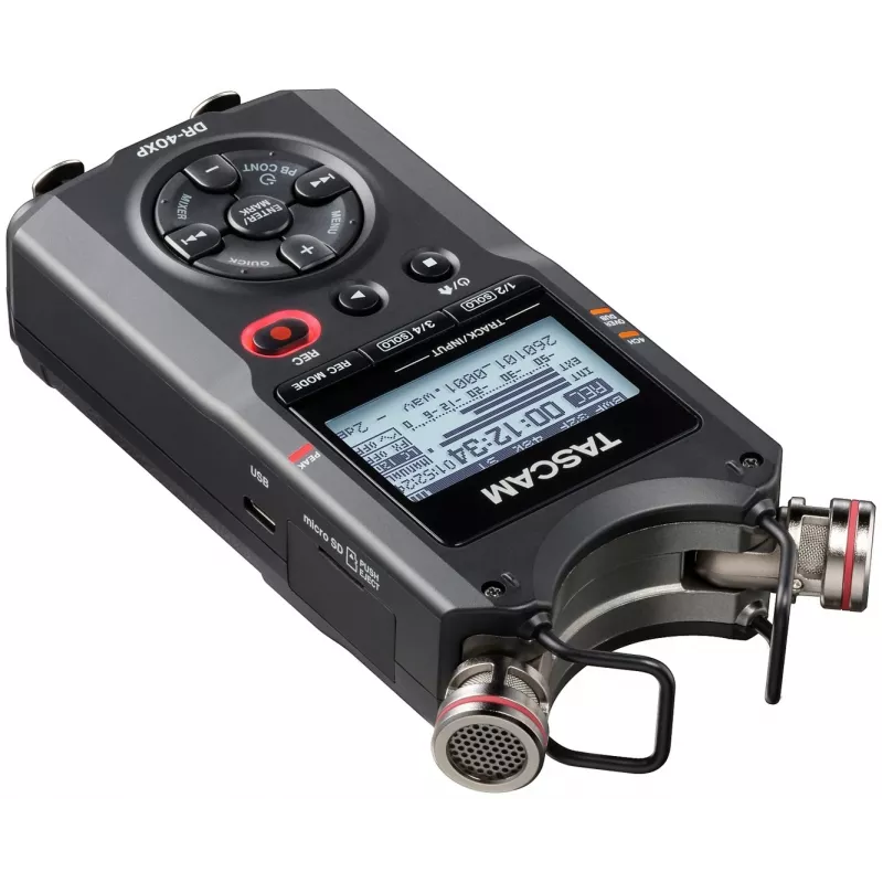 Tascam DR-40XP Φορητός ψηφιακός εγγραφέας με USB-Audiointerface