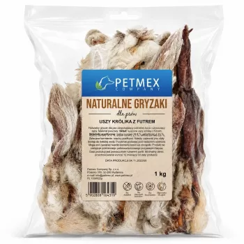 PETMEX Αυτιά κουνελιού με τρίχωμα 1kg