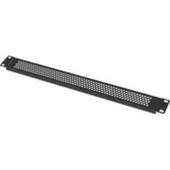 LANBERG 19 inch 1U Διάτρητη Τυφλή Πλάκα Μαύρη
