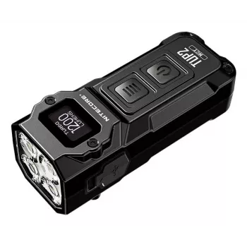 Nitecore TUP2 Φακός μπαταρίας με κρίκο κλειδιών Μαύρο 1200lm USB-C