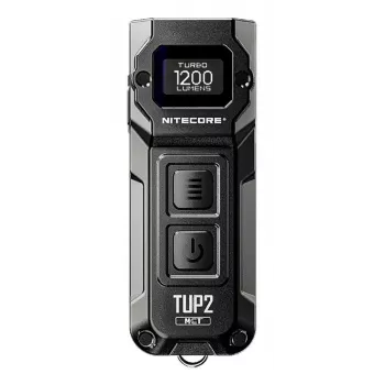 Nitecore TUP2 Φακός μπαταρίας με κρίκο κλειδιών Μαύρο 1200lm USB-C
