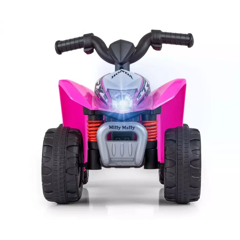 MILLY MALLY Quad Honda ATV μπαταρίας ροζ