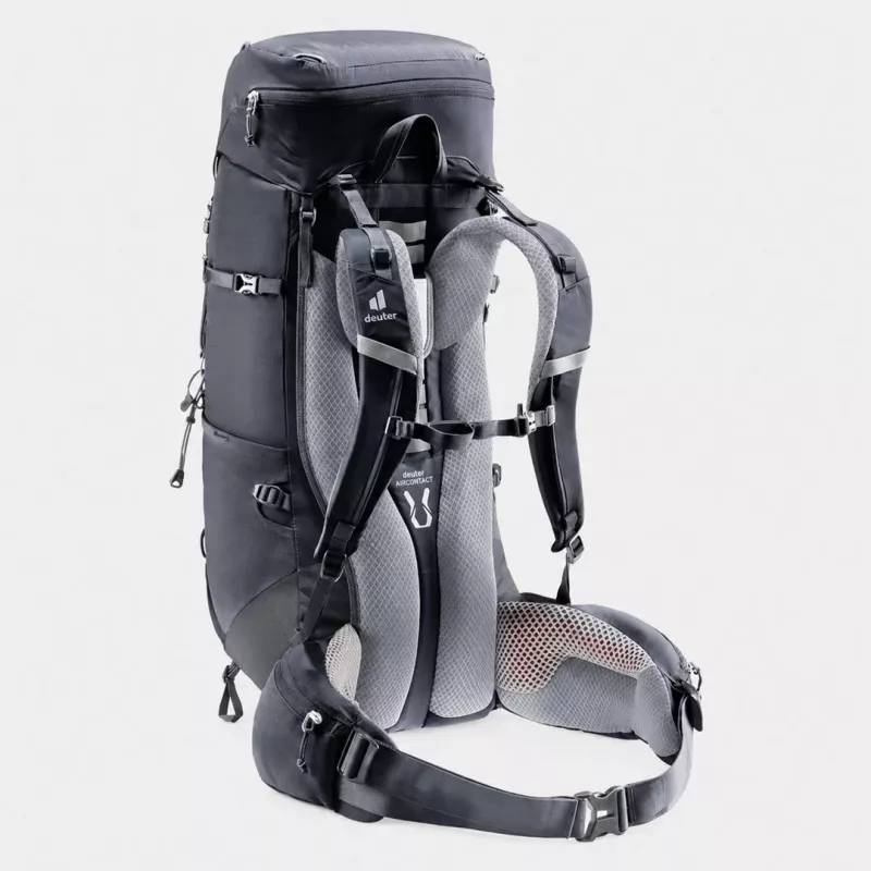 Deuter Aircontact Lite 40+10 Σακίδιο πλάτης Μαύρο/Γκρι
