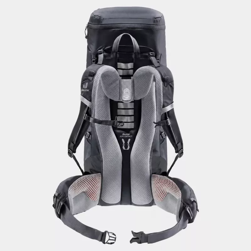 Deuter Aircontact Lite 40+10 Σακίδιο πλάτης Μαύρο/Γκρι