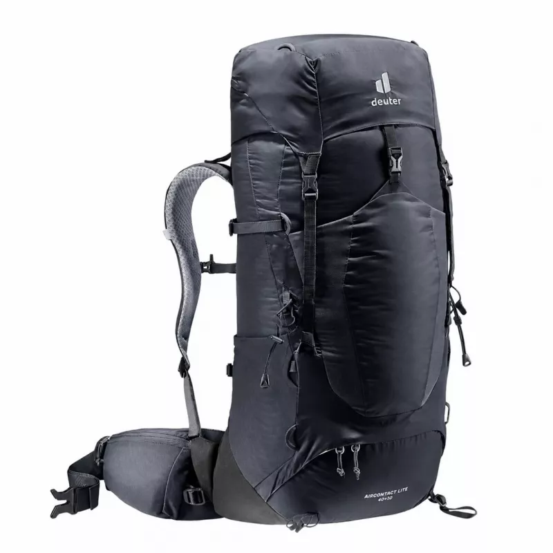 Deuter Aircontact Lite 40+10 Σακίδιο πλάτης Μαύρο/Γκρι