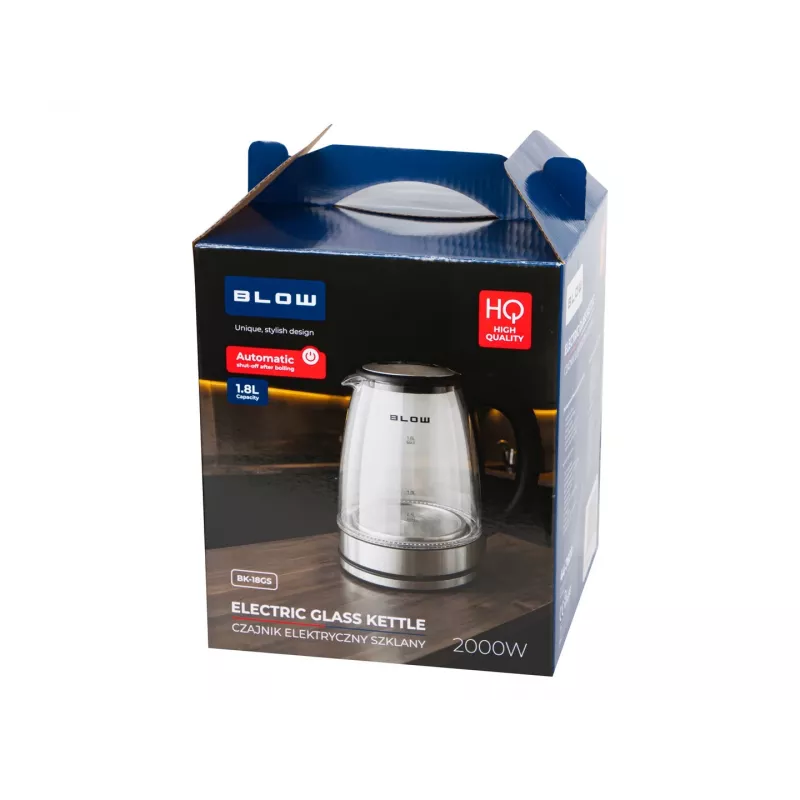 BLOW γυάλινος βραστήρας 2000W BK-18GS