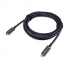 Equip USB 3.2 Gen 2 USB-C σε USB-C Active Optical καλώδιο 15m μαύρο