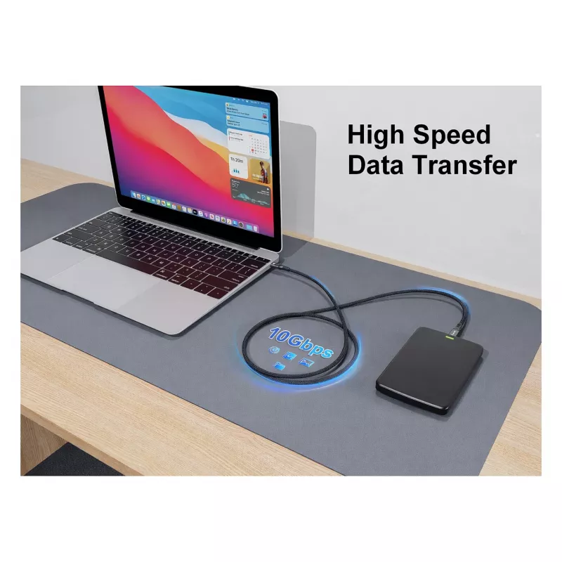 Equip USB 3.2 Gen 2 USB-C σε USB-C Active Optical καλώδιο 15m μαύρο