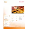 Sharp MultiSync M652 65 ίντσες 4K UHD Επαγγελματική Οθόνη 550 cd/m² 24/7