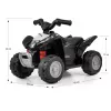 MILLY MALLY Quad Honda ATV Μπαταρίας Μαύρο