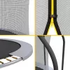 REBEL Active Trampoline PRO 15ft/457cm - Μαύρο/Μπλε