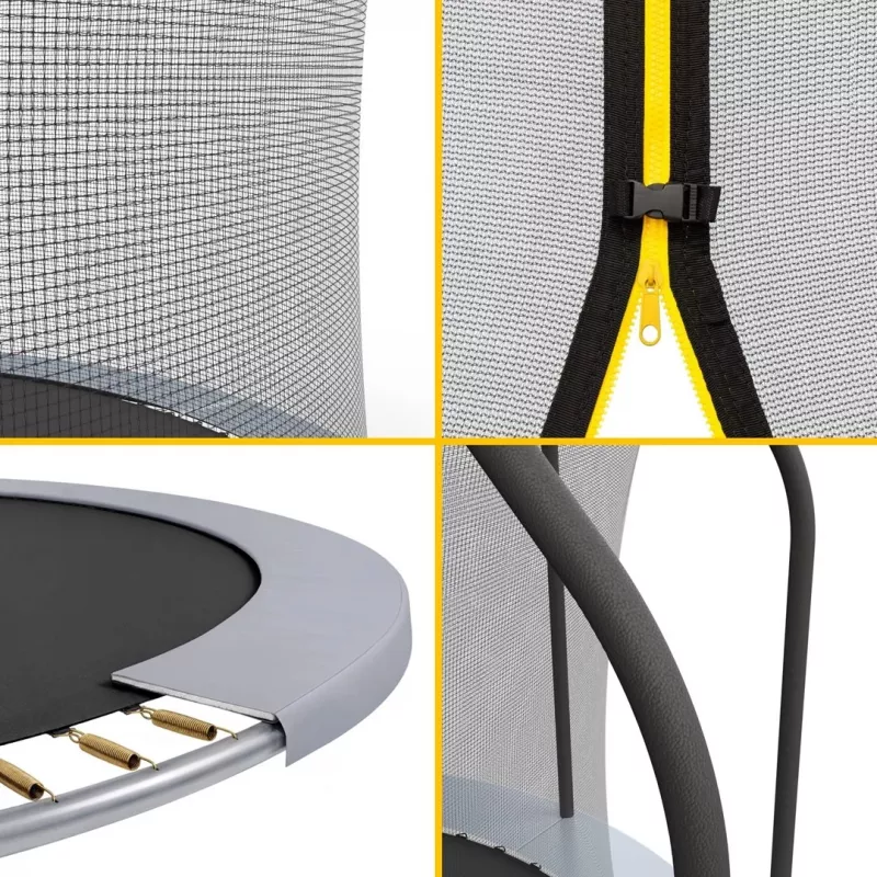 REBEL Active Trampoline PRO 15ft/457cm - Μαύρο/Μπλε