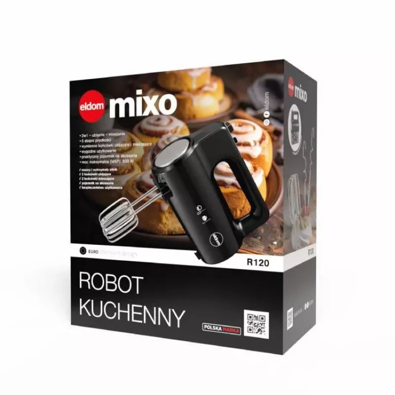 ELDOM R120 MIXO Μίξερ Κουζίνας Μαύρο