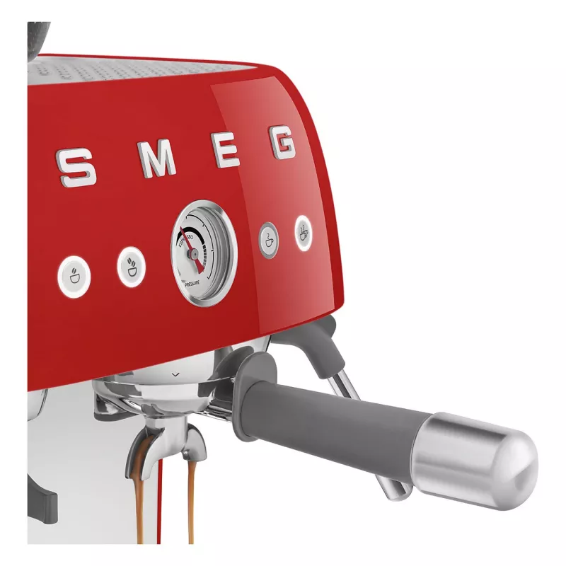 Smeg 50's Style Πλήρως Αυτόματη Μηχανή Καφέ EGF03RDEU Κόκκινο