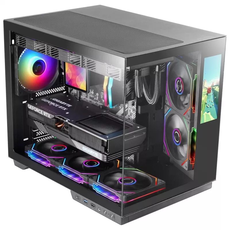 Tacens Mars Gaming MCMIRAGE Κουτί υπολογιστή Midi-Tower Μαύρο