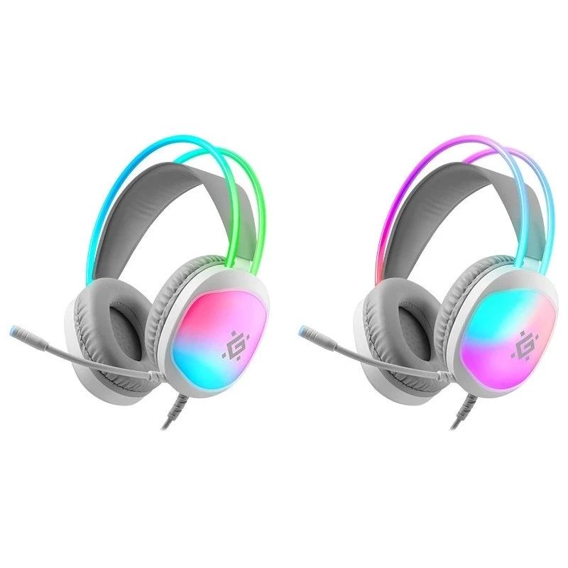 Defender Eclipse RGB Gaming Headset Λευκό