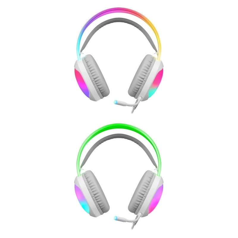Defender Eclipse RGB Gaming Headset Λευκό