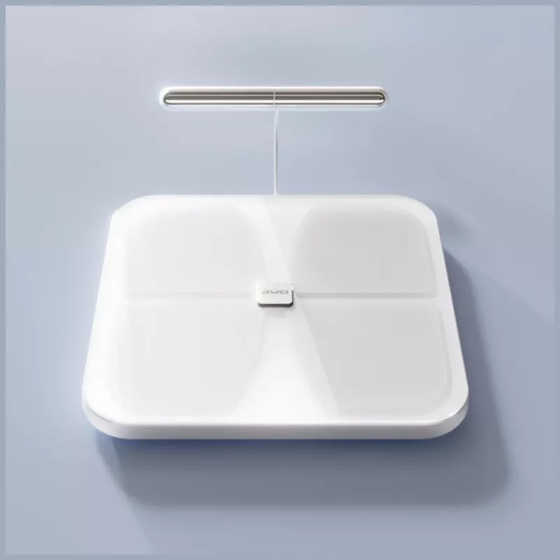 AWEI SS1 Πολυλειτουργική ζυγαριά σώματος με Bluetooth 5.0, λευκό