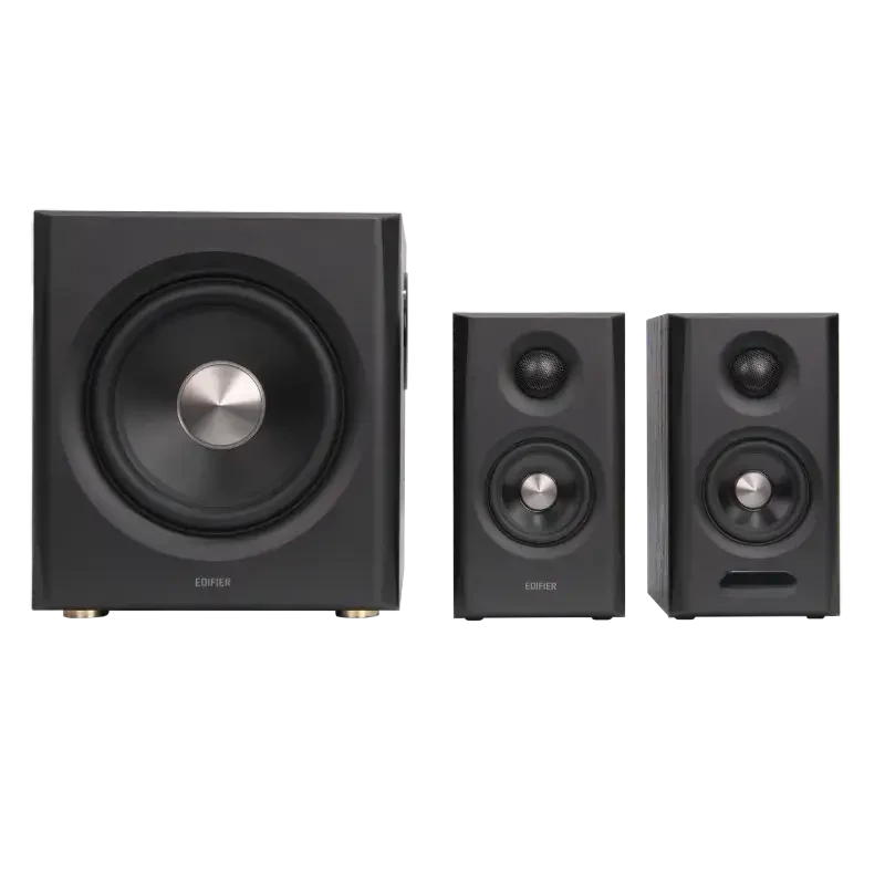 Edifier S355DB 2.1 Σύστημα Ηχείων Ραφιέρας με Subwoofer, Μαύρο