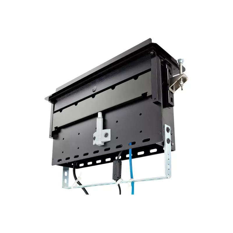 StarTech.com Dual-Module Κουτί σύνδεσης τραπεζιού συνεδριάσεων - Προσαρμόσιμο - Επίπεδο με την επιφάνεια - Μαύρο