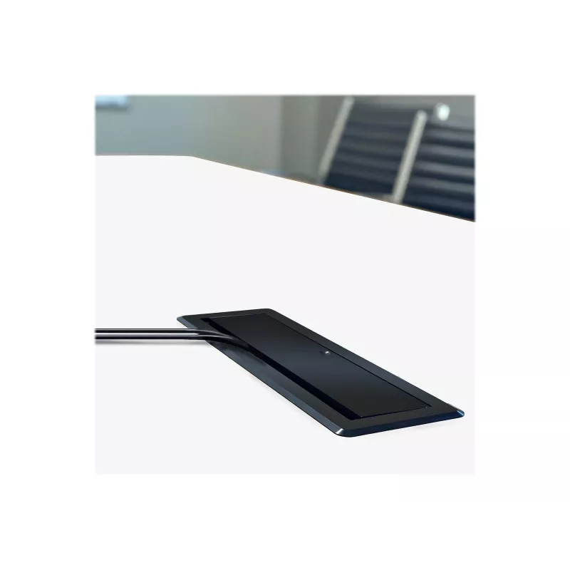 StarTech.com Dual-Module Κουτί σύνδεσης τραπεζιού συνεδριάσεων - Προσαρμόσιμο - Επίπεδο με την επιφάνεια - Μαύρο