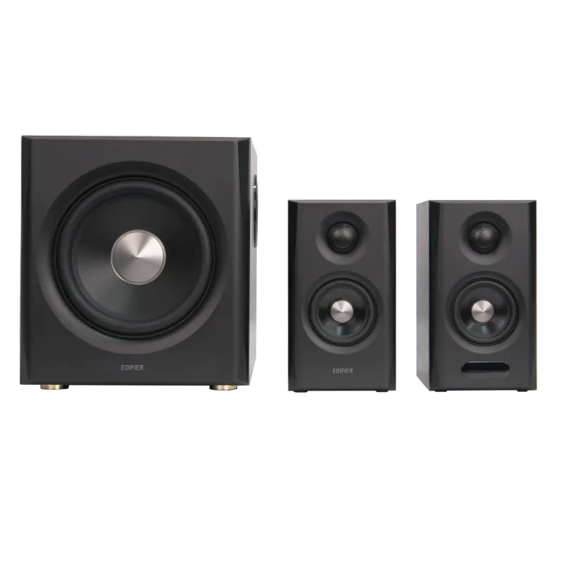 Edifier S355DB 2.1 Σύστημα ηχείων ραφιού με subwoofer, Καρυδιά