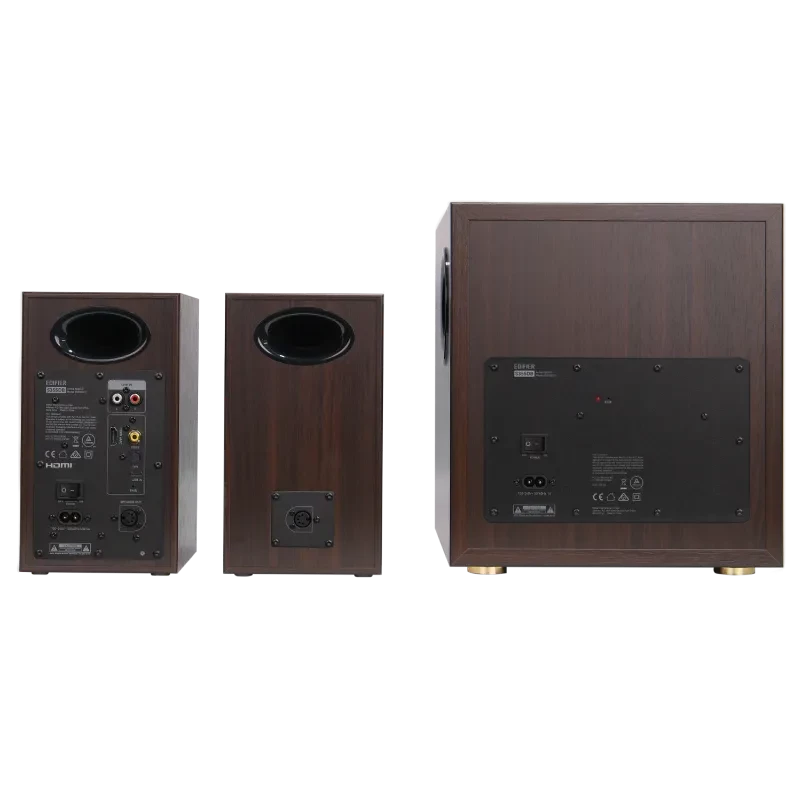 Edifier S355DB 2.1 Σύστημα ηχείων ραφιού με subwoofer, Καρυδιά