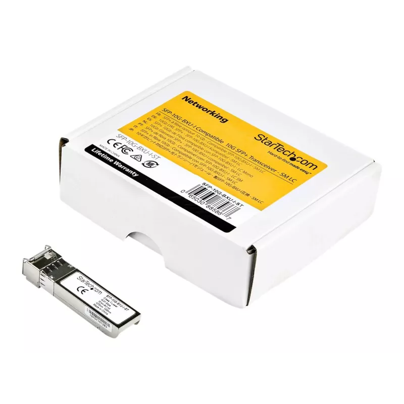 StarTech.com SFP-10G-BXU-I-ST μονάδα πομποδέκτη SFP+ - συμβατή με Cisco - 10 Gbit/s - 10 km - Singlemode - LC