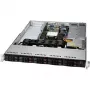 Supermicro UP SuperServer 110P-WTR διακομιστής rack 1U barebone, μία υποδοχή επεξεργαστή, θέσεις hot-swap 2,5" SATA/PCI Express, 10GbE, μαύρο