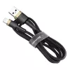 Baseus Cafule Καλώδιο Lightning σε USB-A 1m Μαύρο/Χρυσό