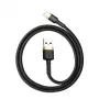 Baseus Cafule Καλώδιο Lightning σε USB-A 1m Μαύρο/Χρυσό