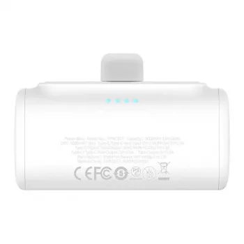 Baseus Compact 5000mAh 20W USB-C Power Bank Λευκό