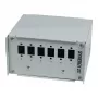 Synergy21 Patch Panel Οπτικών Ινών για ράγα DIN, 6x LC-Duplex/SC-Simplex-Adapter, χωρίς ζεύκτες, Ανοιχτό Γκρι (RAL 7035)