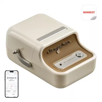 NIIMBOT B21 Pro Φορητός Εκτυπωτής Ετικετών (Κρεμ)
