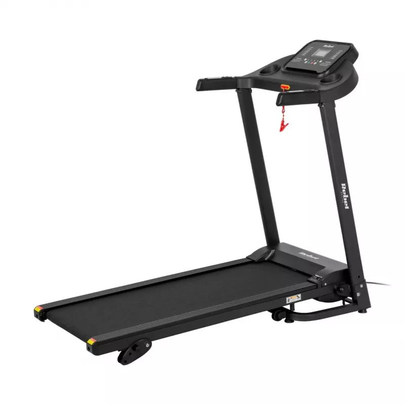 REBEL ACTIVE RBA-1001 Πτυσσόμενος Ηλεκτρικός Διάδρομος με Οθόνη LCD, 12 Προγράμματα, 12 km/h, Ασημί/Μαύρο