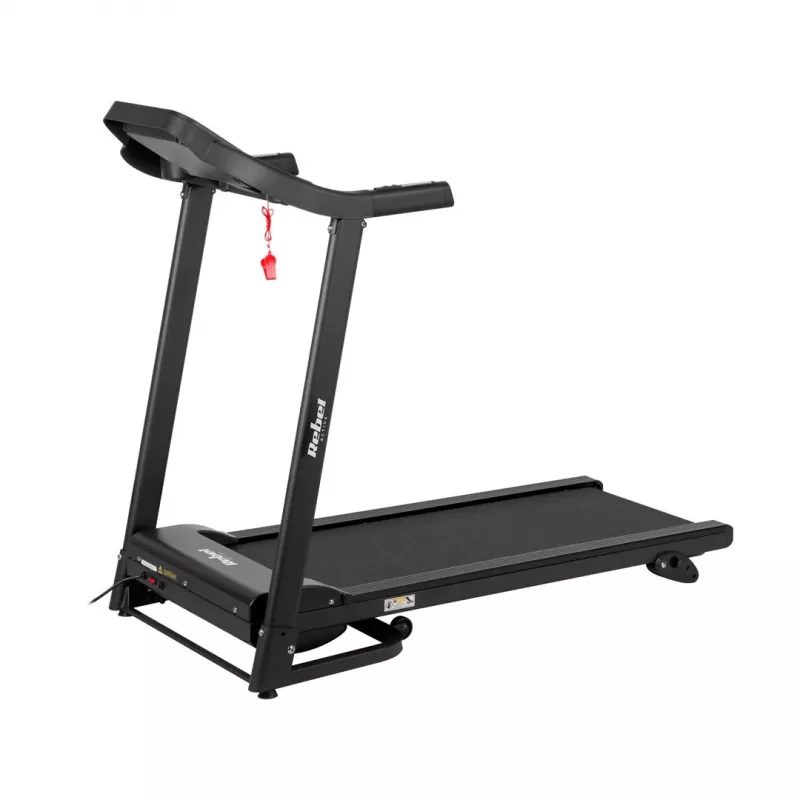REBEL ACTIVE RBA-1001 Πτυσσόμενος Ηλεκτρικός Διάδρομος με Οθόνη LCD, 12 Προγράμματα, 12 km/h, Ασημί/Μαύρο