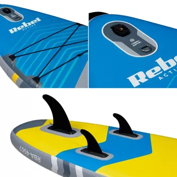 REBEL ACTIVE RBA-4507 φουσκωτή σανίδα SUP - μπλε